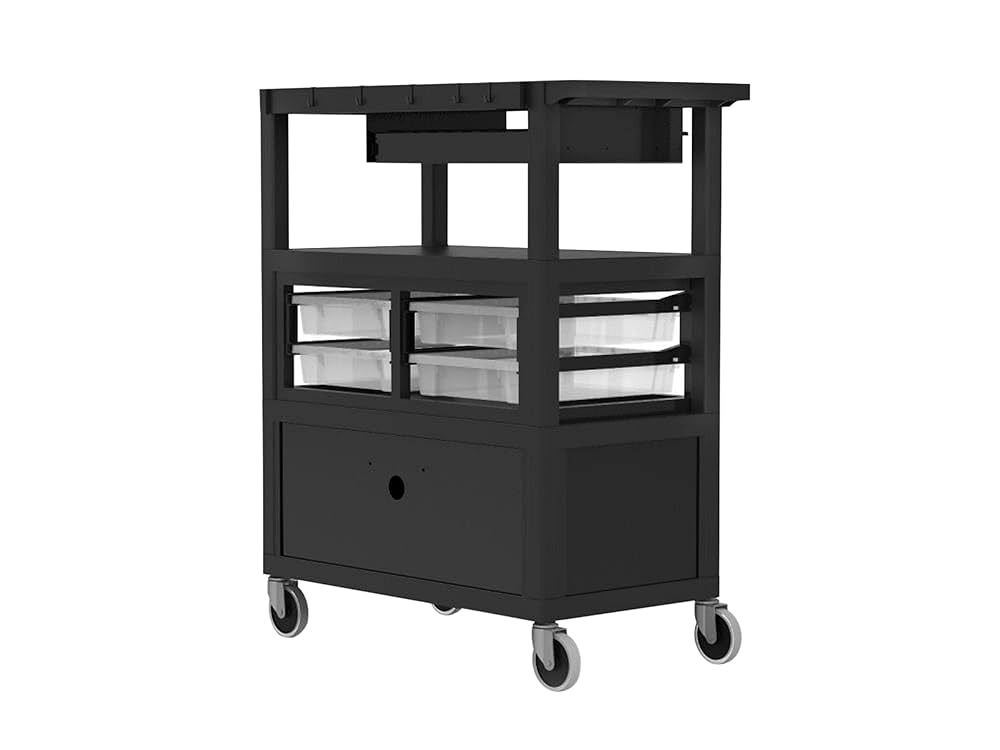 EC Teacher Cart, Black