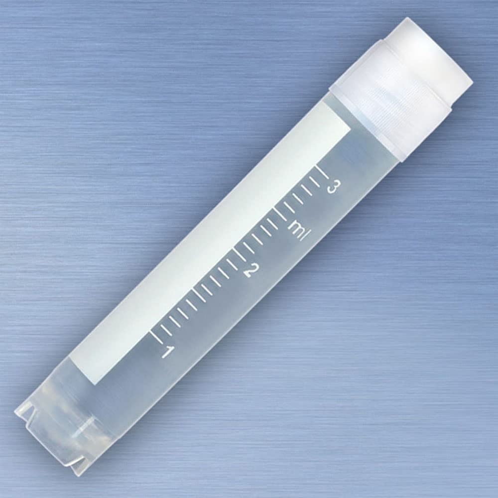 Threaded Vials, 3 mL, Self-Standing, Round Bottom, 500/cs