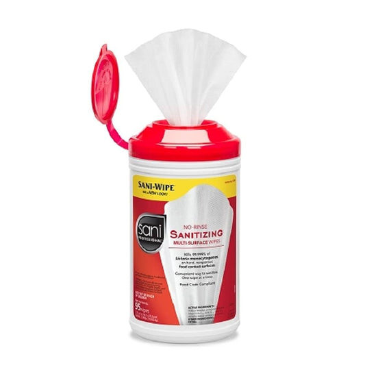 Sanitizing Wipes, 7.75" x 9", 95/can,  6 can/cs (60 cs/plt) (US Only) (Products cannot be sold on Amazon.com or any other 3rd party site)