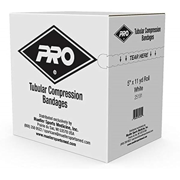 5" White Tubular Compression Bandage (Products are only available for sale in the U.S. Products cannot be sold on Amazon.com or any other 3rd party platform without prior approval by Mueller.)