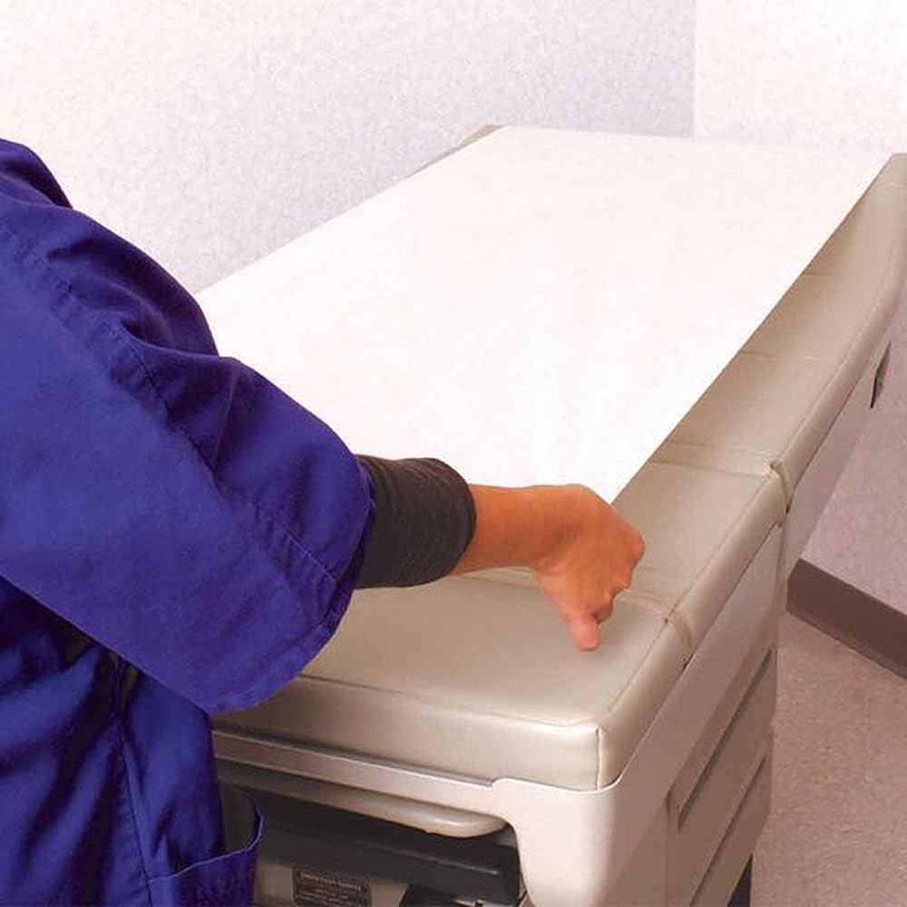 Exam Cape, White, 30" x 21", 3-Ply, Latex Free (LF), 100/cs