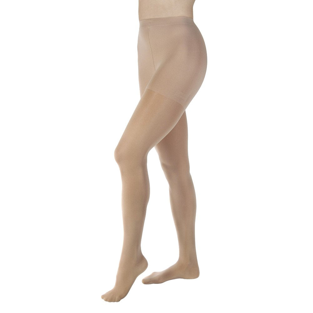 Compression Hose, Waist High, 15-20 mmHG, Closed Toe, Natural, Small (Continental US Only)