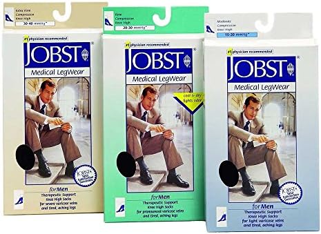 Compression Hose, Thigh High, 20-30 mmHG, Closed Toe, Khaki, X-Large (Continental US Only)