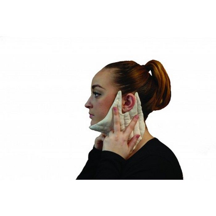 Neck Pad, Peri-Auricular, Oganic Cotton & Spandex, Night Care, Large/X-Large (Continental US Only)