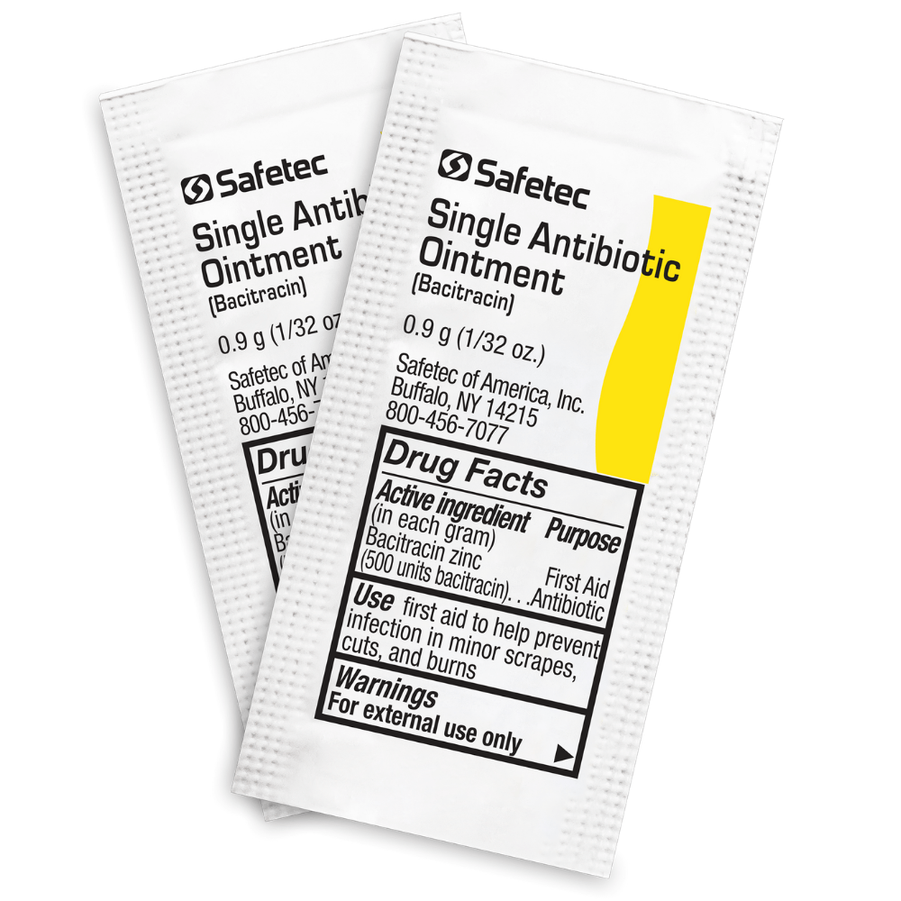 Single Bacitracin .9 Pouch, (Bulk) 2000/cs (Not Available for Sale into Canada)