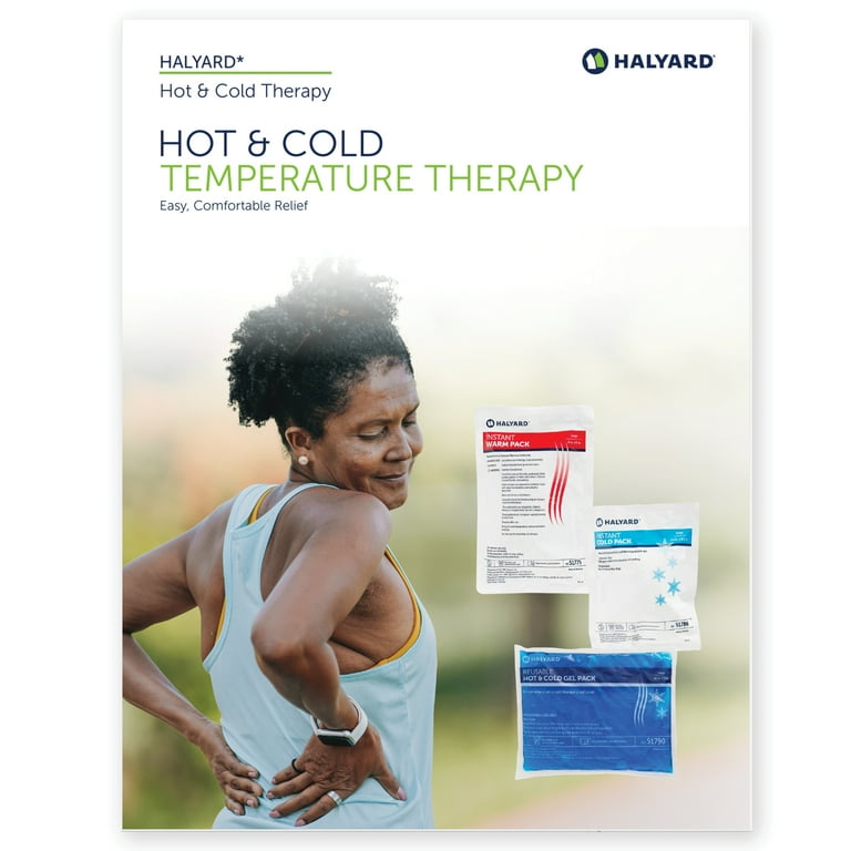 Halyard Perineal Cold Pack with Absorb OB Pad with ADH Strip, Regular, 4" x 11", Single Patient Use, 24/cs