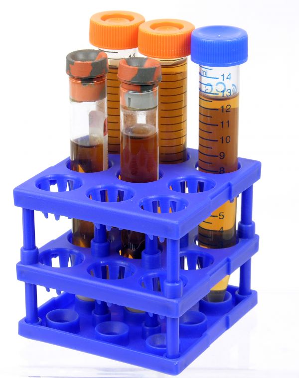 Tube-CUBE Tube Rack, 9 Place for 8-13 mm Tubes, 4/pk (US Only) (DROP SHIP ONLY)