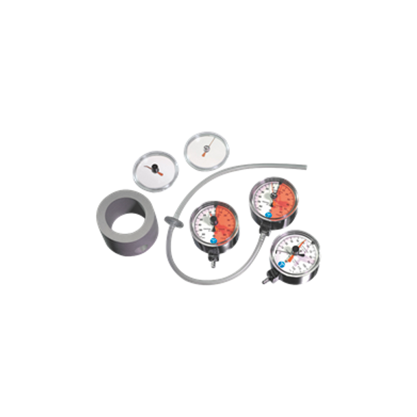 Pressure Gauge, Standard Faceplate, +60 to -60cm H2O, Non-Sterile