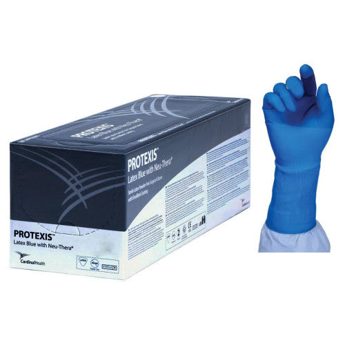 Glove, Surgical, Latex, Blue, Size 9.0, 50 pr/bx, 4 bx/cs (Continental US Only)