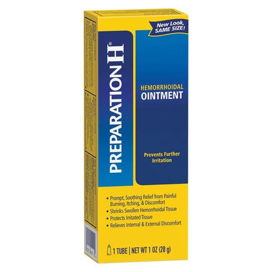 Preparation H Ointment, 1 oz tube, 36/cs (Available for sale in US only) (Products cannot be sold on Amazon.com or any other third Party sites.) (Item is Non-Returnable)