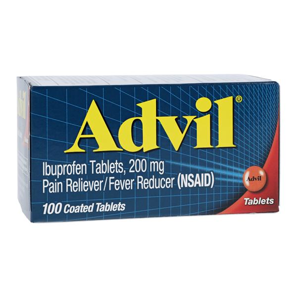 Advil Tablets, 200mg, 100/btl, 36 btl/cs (Available for sale in US only) (Products cannot be sold on Amazon.com or any other third Party sites.) (Item is Non-Returnable)