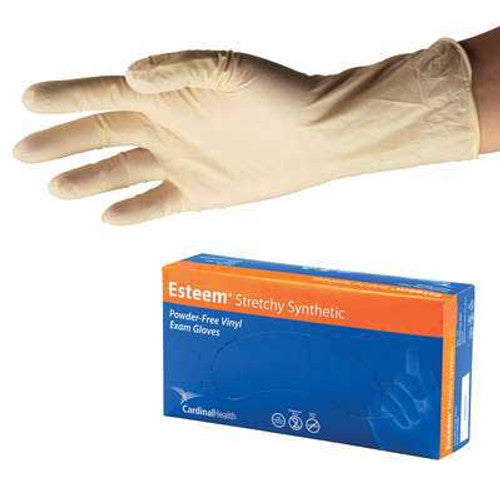 Gloves, Vinyl Exam, Stretch, Powder-Free (PF), X-Small, Non-Sterile, 150/bx, 10 bx/cs (Continental US Only)