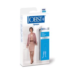 Compression Hose, Knee High, 15-20 mmHG, Closed Toe, Natural, Large (Continental US Only)