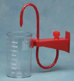 Medi-Vac Flexible Polycarbonate Suction Canister, for Wall Mount, 1000 cc (Made to Order; Manufacturer Est. 4Wk Leadtime) (Continental US Only)