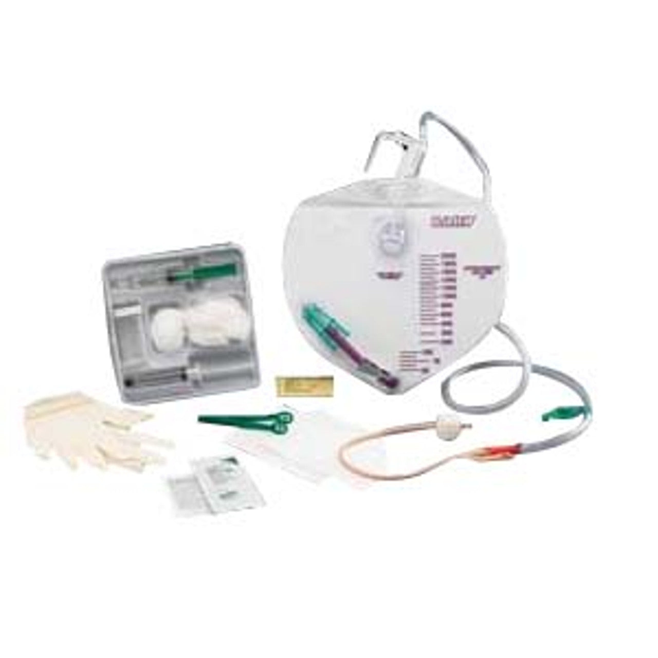 Bardex I.C., Drainage Bag, Anti-Reflux Chamber, Microbicidal Control-Fit Outlet Tube, StatLock Stabilization D, 14 FR, 10/cs (US Only)