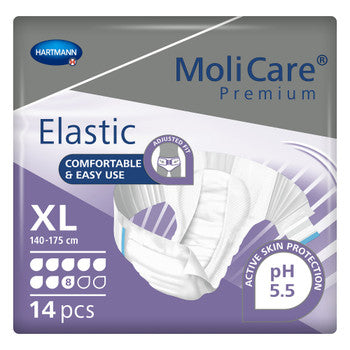 MoliCare Premium Elastic Brief, 6 Drops, X-Large, 14/pk, 4 pk/cs