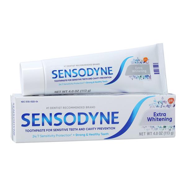 Sensodyne Extra Whitening Toothpaste, 4 oz. tube, 12/cs (Available for sale in US only) (Products cannot be sold on Amazon.com or any other third Party sites.) (Item is Non-Returnable)