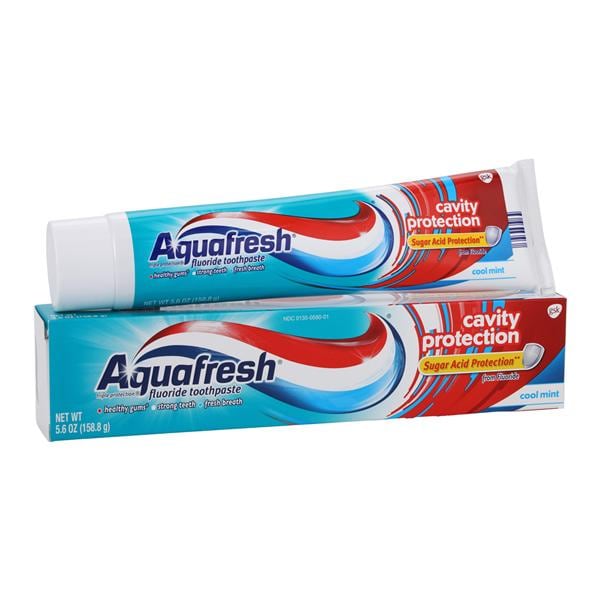 Aquafresh Cavity Protection Toothpaste, Cool Mint, 5.6oz tube, 12/cs (Available for sale in US only) (Products cannot be sold on Amazon.com or any other third Party sites.)