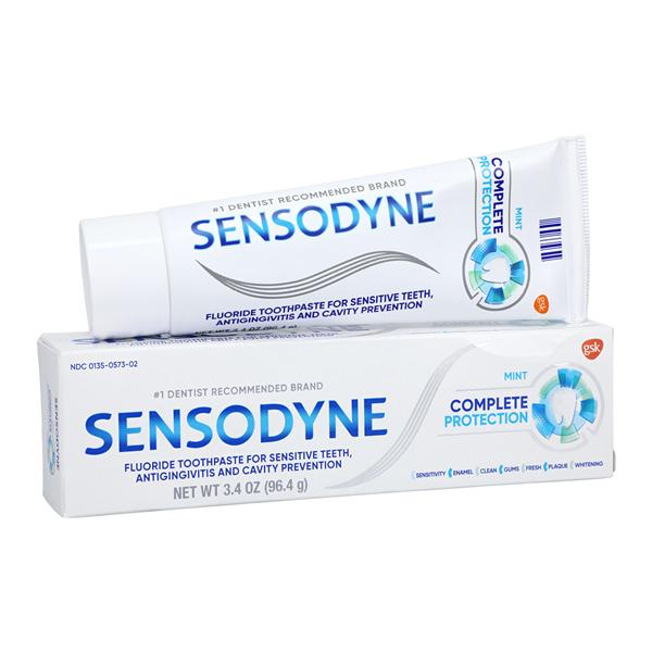Sensodyne Complete Toothpaste, 3.4 oz tube, 12 tubes/cs (Available for sale in US only) (Products cannot be sold on Amazon.com or any other third Party sites.)
