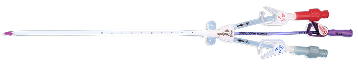Power-Trialysis Slim-Cath Catheter Tray, 20 cm, Straight Extension Legs, 5/cs (Continental US Only)