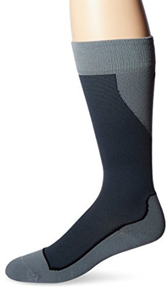 Sock, Knee High, 15-20 mmHG, Closed Toe, Blue/Grey, Large (Continental US Only)