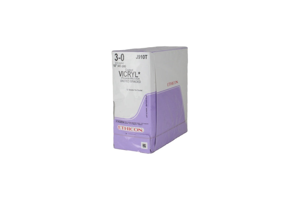 Suture, Sutupak Pre-Cut, Size 3-0, 12-18", Undyed Braided, 2 dz/bx (Continental US Only)