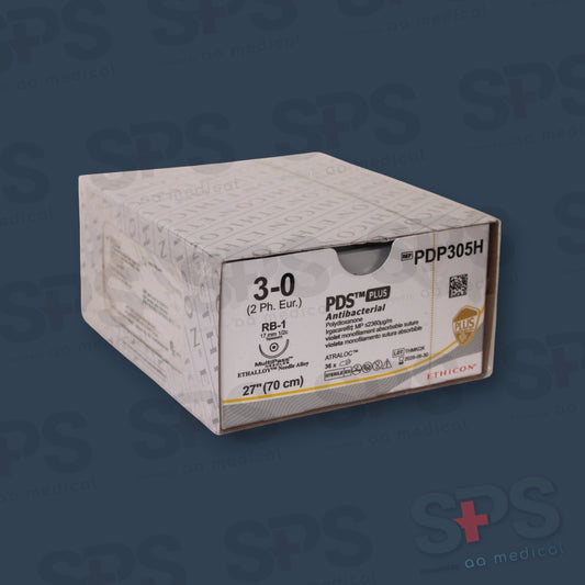 Suture, Taper Point, Size 3-0, 27", Violet Monofilament, Needle RB-1, _ Circle, 3 dz/bx (Continental US Only)
