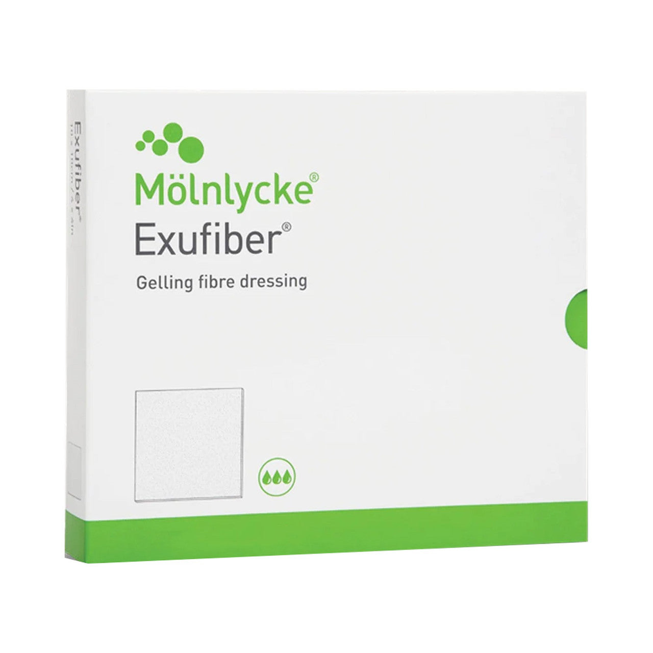 Exufiber Gelling Fiber Dressings, 2cm x 45cm (.8in x 17.7in), 5/bx, 5bx/cs (US Only)