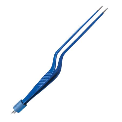 Foot Control Bipolar Forceps, Sempkin, Straight, 6" Length, 1.5mm Tip, Insulated, Reusable, Non-Sterile