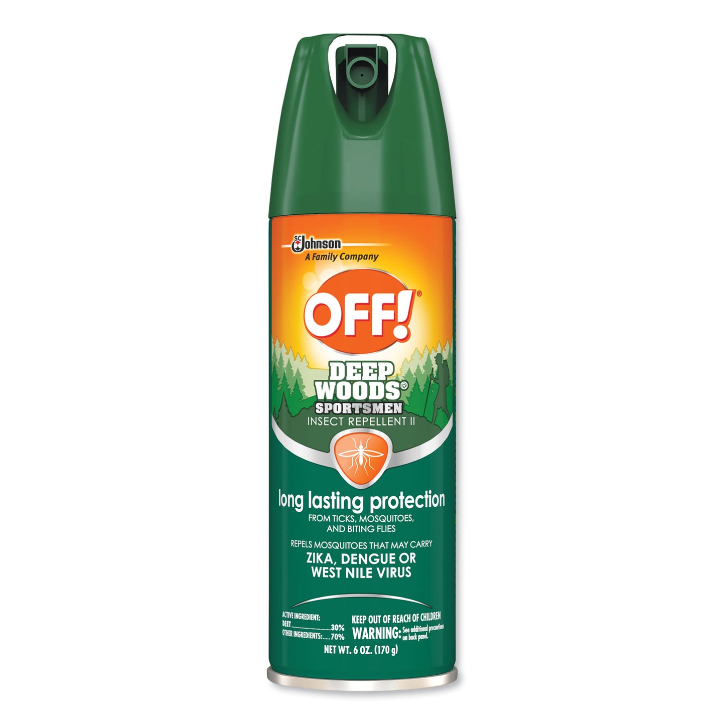 Sportsmen Deep Woods Aerosol, Bug Repellant, 6oz, 12/cs