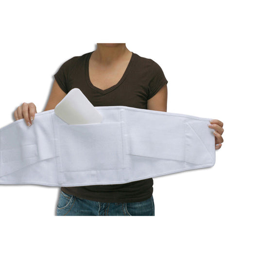Triple Pull, Elastic, Lumbosacral Support, White, 10" x 6", 2X-Large (080243)