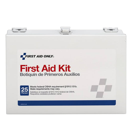 25 Person Contractor's First Aid Kit, Steel (DROP SHIP ONLY - $150 Minimum Order)