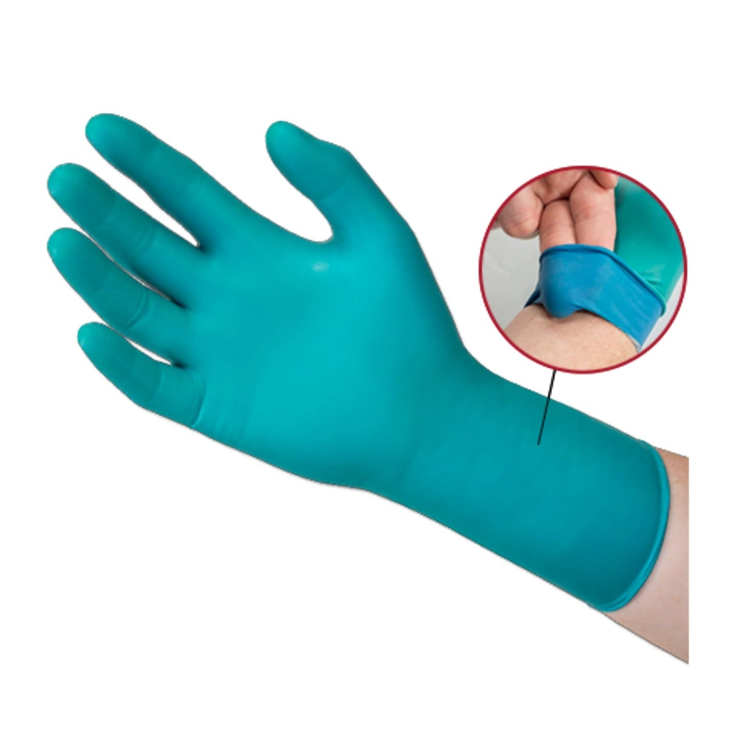 Laboratory Glove, Nitrile, Powder-Free, Large (8.5-9.0), Green, Non-Sterile, 50/bx, 10 bx/cs (US Only)