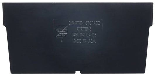Shelf Bin, 23 5/8" x 6 5/8" x 4", Black, 8/ctn (DROP SHIP ONLY)