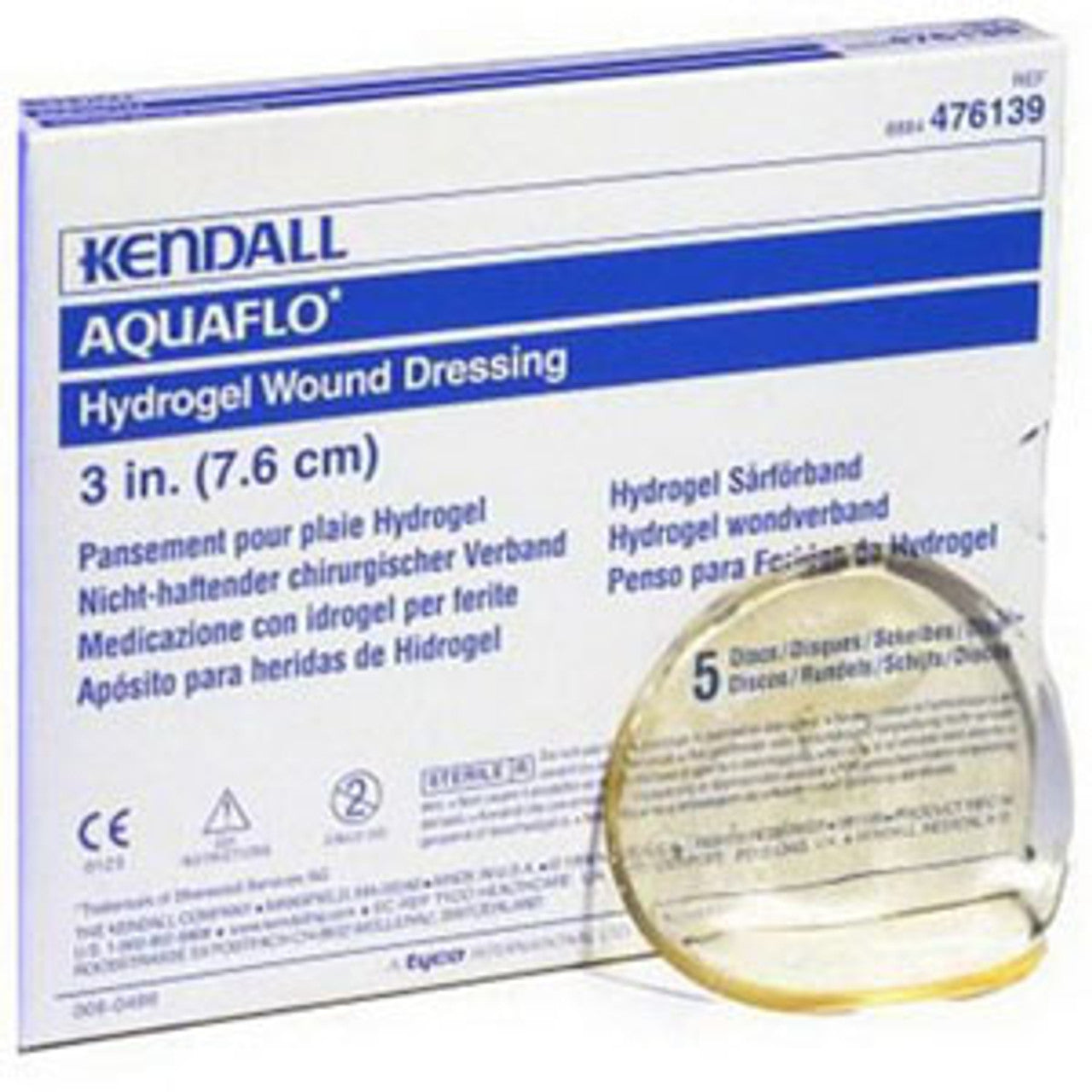 Hydrogel Wound Dressing, 3" Disc, 5/bx, 10 bx/cs (Continental US Only)