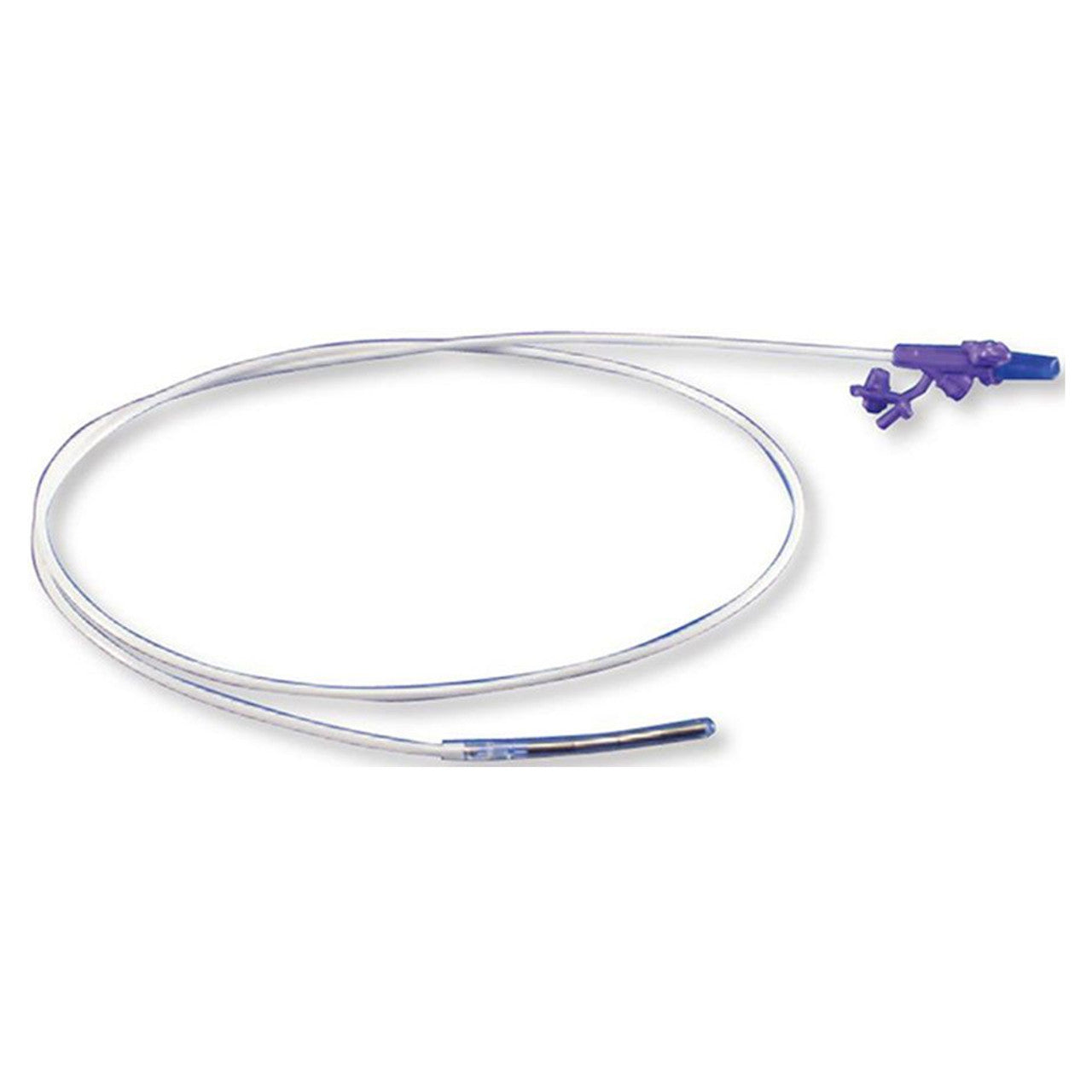 Nasogastric Feeding Tube, 7G, 8 FR x 55"L, Stylet, DEPH-Free, ENFit Connection, 10/cs (Continental US Only)