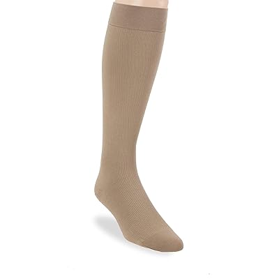 Compression Hose, Knee High, 30-40 mmHG, Closed Toe, Khaki, Medium (Continental US Only)