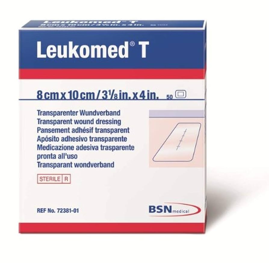 Film Dressing, 4.3" x 5_", Sterile, 50/bx (Continental US Only)
