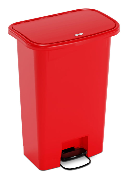 Waste Mate Plastic Waste Receptacle, 8 Gallon, Red (DROP SHIP ONLY)