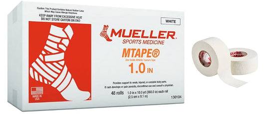 1" x 10 yds, White, 48 rolls/cs (Products are only available for sale in the U.S. Products cannot be sold on Amazon.com or any other 3rd party platform without prior approval by Mueller.)