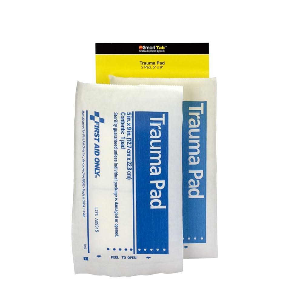 SC Refill, Includes: 5"x9" Trauma Pad, 2/bg (DROP SHIP ONLY - $150 Minimum Order)