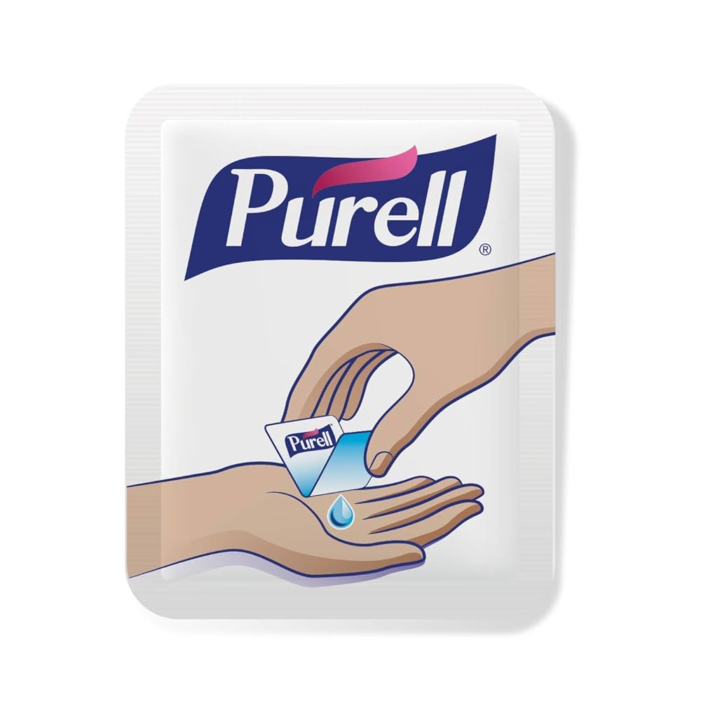 Instant Hand Sanitizer Gel, Single Use, 0.04 oz Packet, Fragrance Free, 500 pks/cs (Item is considered HAZMAT and cannot ship via Air or to AK, GU, HI, MP, PR, VI)