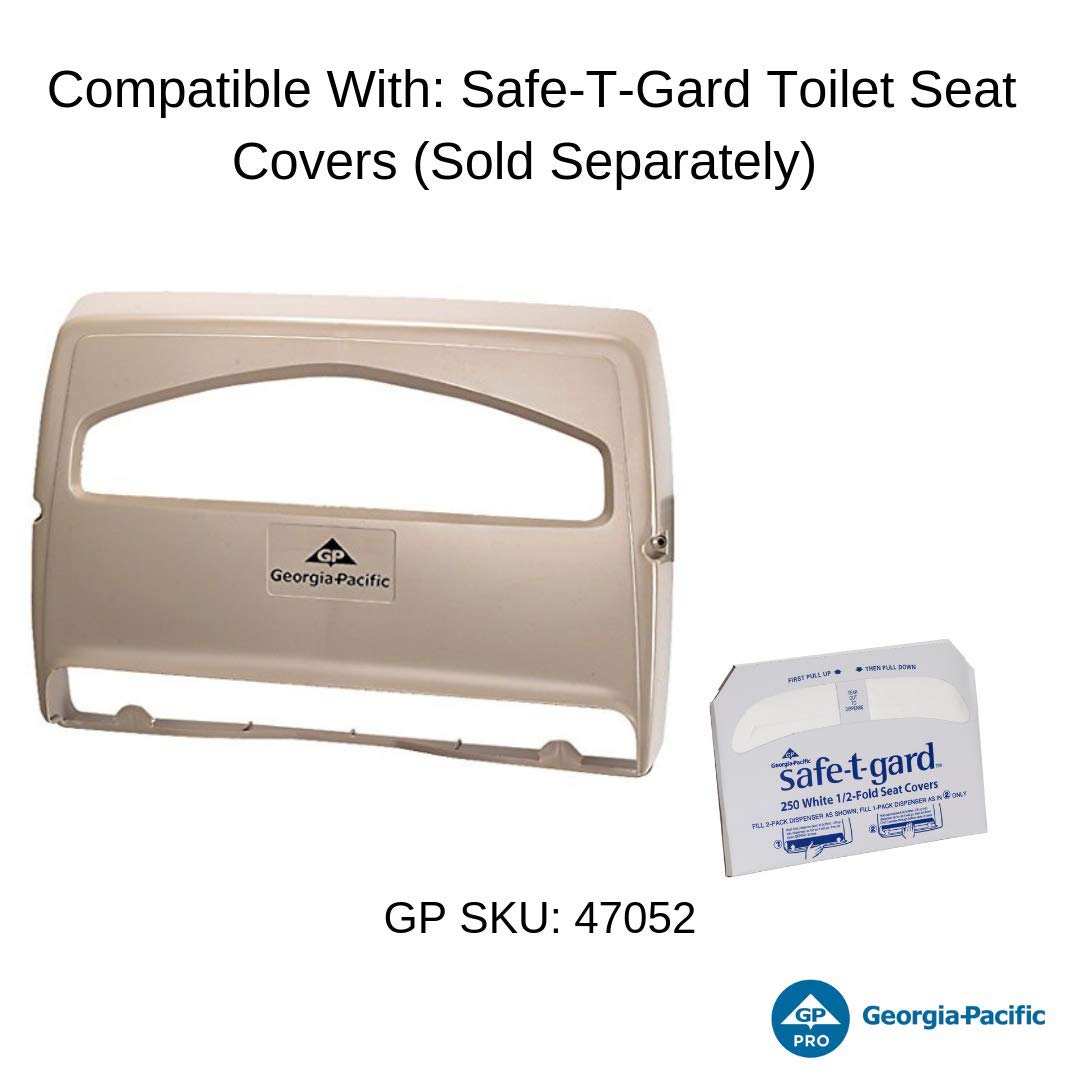 Toilet Seat Cover Dispenser, 1/2-Fold, Gray (DROP SHIP ONLY) (To Be DISCONTINUED)