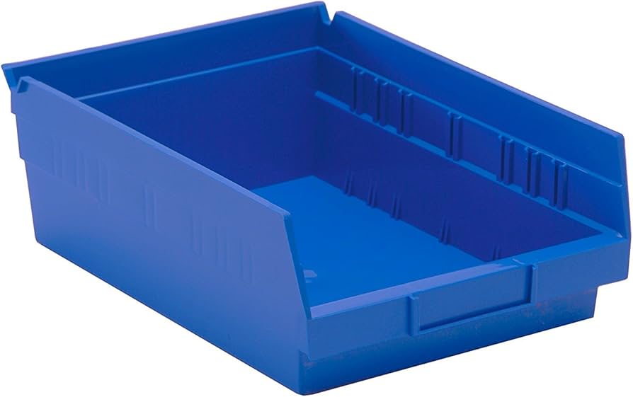 Shelf Bin, 11 5/8" x 8 3/8" x 4", Black, 20/ctn (DROP SHIP ONLY)