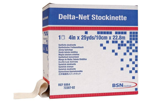 Delta-Net Stockinette, Synthetic, 4" X 25 yd, 2 ea/cs (Continental US Only)