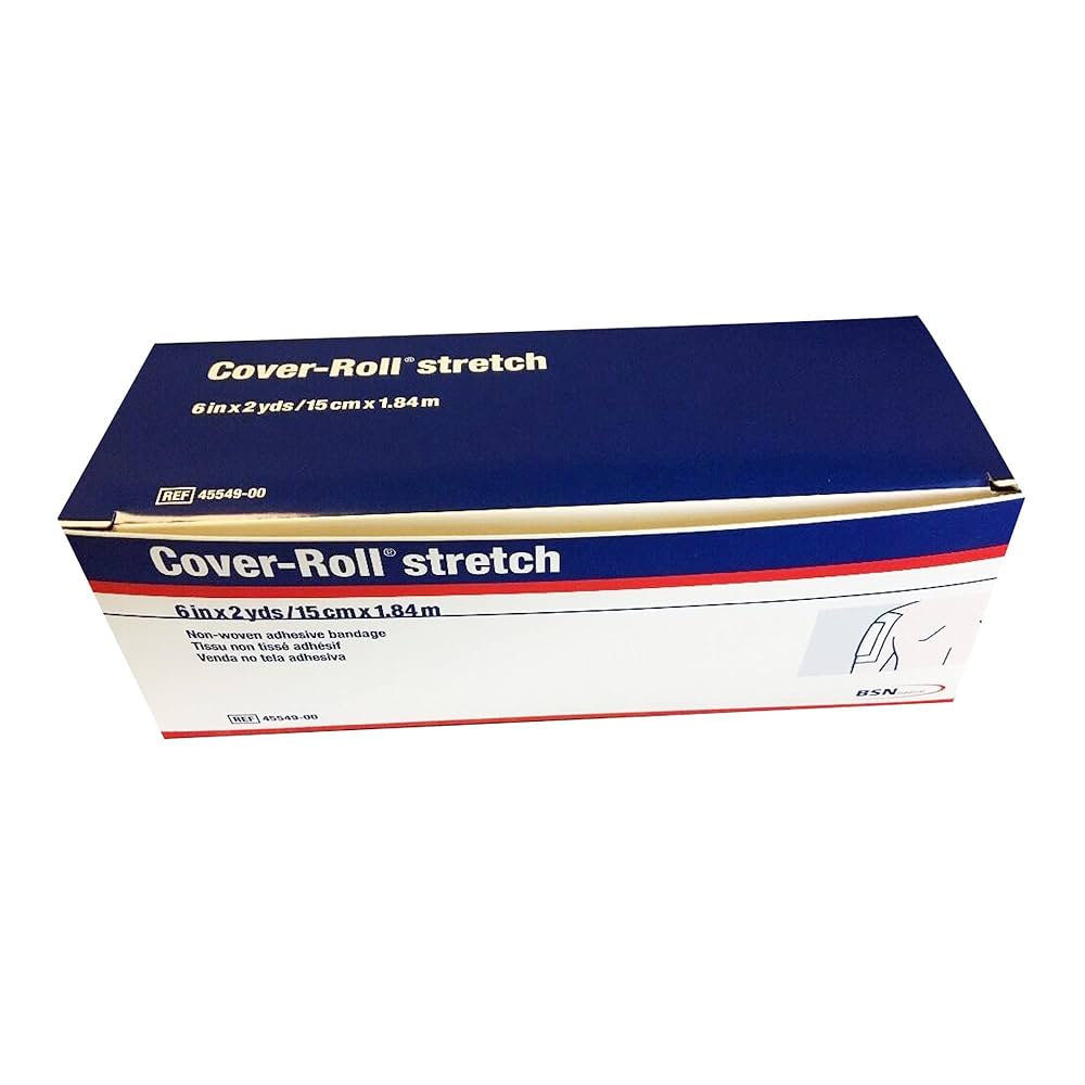 Fixomull Cover-Roll Stretch Adhesive Fixation Dressing, 6" x 2 yd Roll, 12/cs
