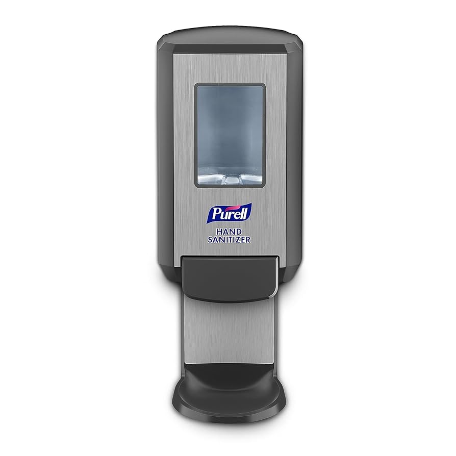 Hand Sanitizer Dispenser, 1200 ml, Push Style, Graphite, 1/cs