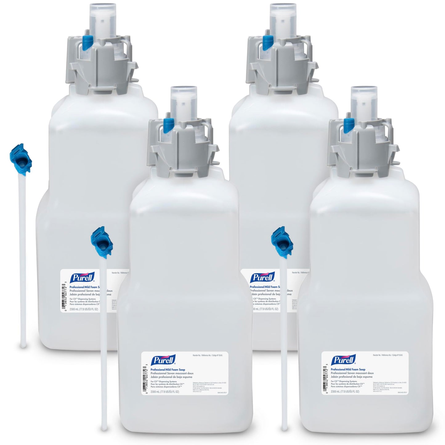 Purell Professional Mild Handwash Soap Refill, Foam, 2300ml, Clear, 4/cs