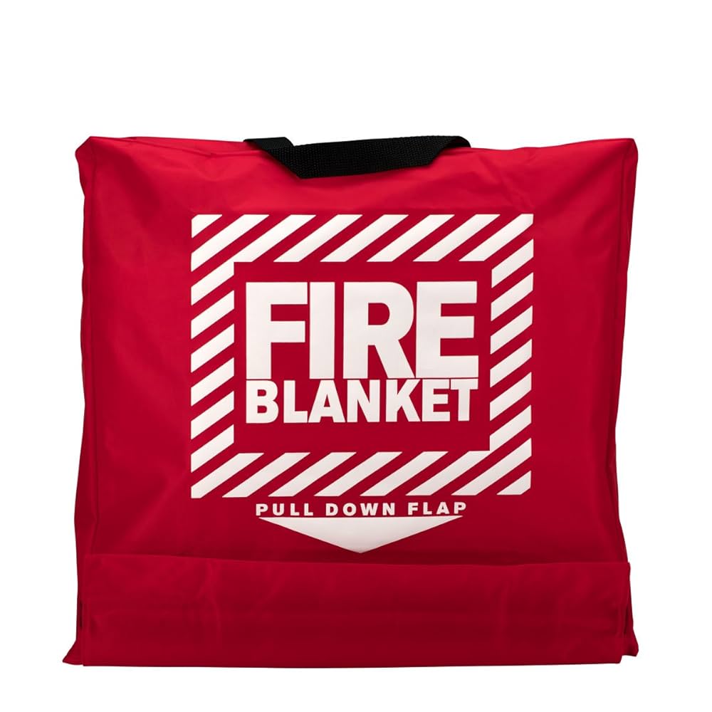 Wool Fire Blanket in Hanging Pouch, 62"x80"  (DROP SHIP ONLY - $150 Minimum Order)