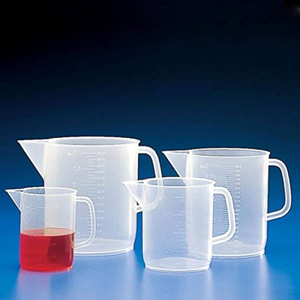 Beaker with Handle, PP, 500 mL, 12/cs